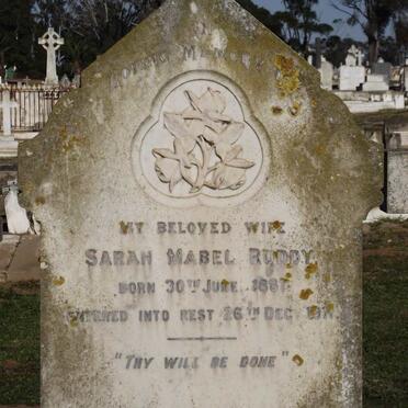 RUDDY Sarah Mabel 1881-1911