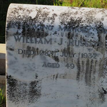 RUSSELL  William J. -1932