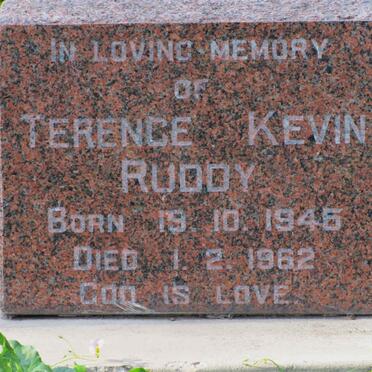 RUDDY Terence Kevin 1945-1962