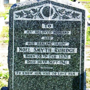 RUBIDGE Noel Smyth 1898-1941