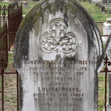 REEVE Margaret Elizabeth -1897 :: REEVE Louisa -1900