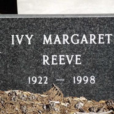 REEVE Ivy Margaret 1922-1998