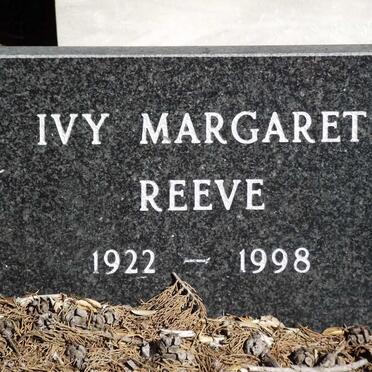 REEVE Ivy Margaret 1922-1998
