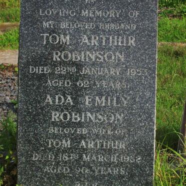 ROBINSON Tom Arthur -1953 &amp; Ada Emily -1958