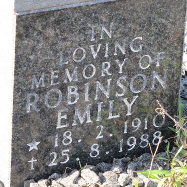 ROBINSON Emily 1910-1988