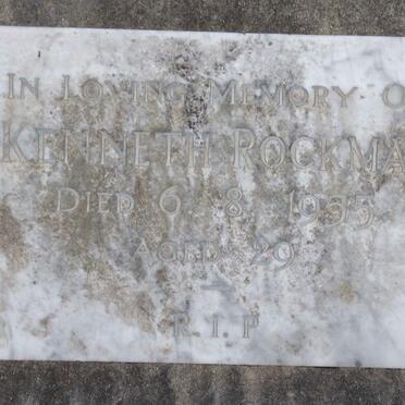 ROCKMAN Kenneth -1955