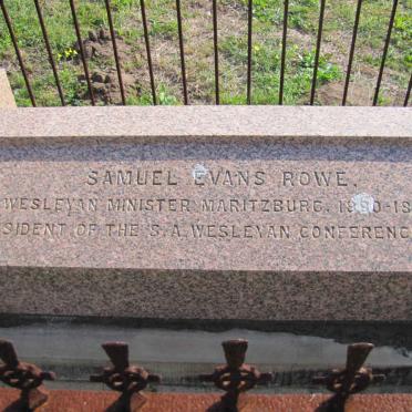 ROWE Samuel Evans 1834-1897 