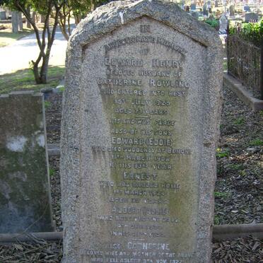 ROWLING Edward Henry -1925 &amp; Catherine -1927  