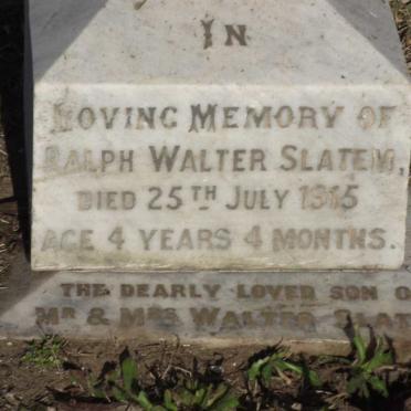 SLATEM Ralph Walter -1915
