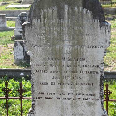 SLATEM John -1898 &amp; Julia M.  -1915