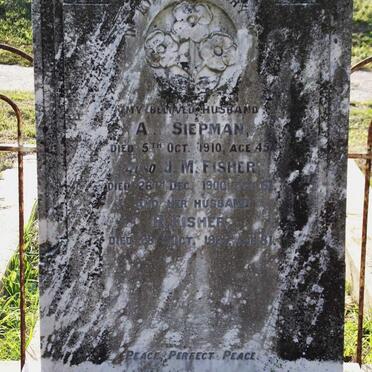 SIEPMAN A. -1910 :: FISHER  J.M. -1900 :: FISHER R. -1927