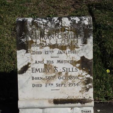 SILLS Norman C. 1898-1911 :: SILLS Emily S. 1856-1934