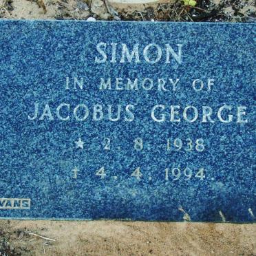 SIMON Jacobus George 1938-1994