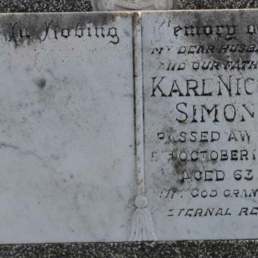 SIMON Karl Nicol -1949