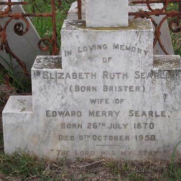 SEARLE Elizabeth Ruth nee BRISTER 1870-1950