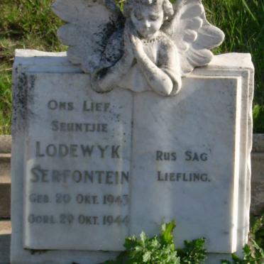 SERFONTEIN Lodewyk 1943-1944
