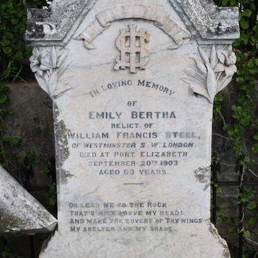 STEEL Emily Bertha