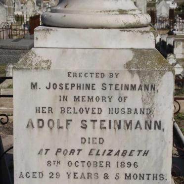 STEINMANN Adolf -1896