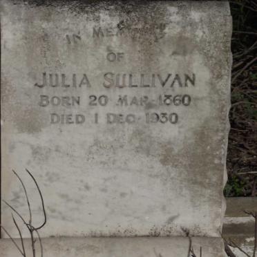SULLIVAN Julia 1860-1930