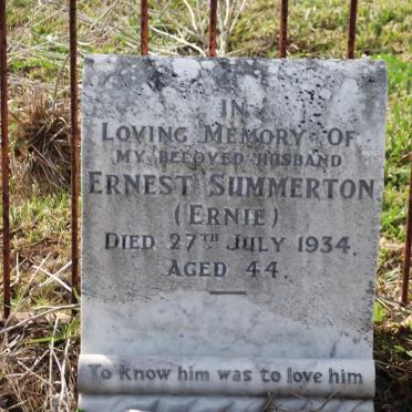 SUMMERTON Ernest ??