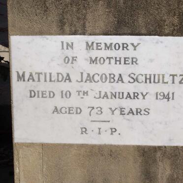 SCHULTZ Matilda Jacoba -1941