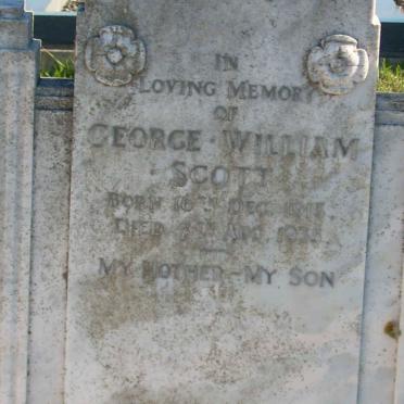 SCOTT George William 1913-1935