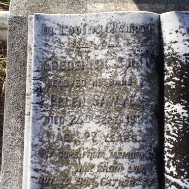 SAWYER Frederick -??? &amp; Ellen -1923