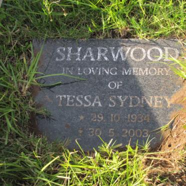 SHARWOOD Tessa Sydney 1934-2003
