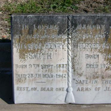 SMITH Herbert Henry 1887-1942 :: SMITH Wilfred Ernest 1918-1922