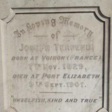 TERPEND Joseph 1829-1901