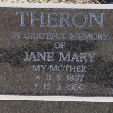 THERON Jane Mary 1897-1950