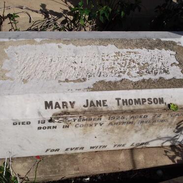 THOMPSON Mary Jane -1925
