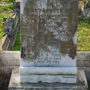 THORPE Harry Gibbs -1932 &amp; Elizabeth -1936 :: THORPE H.P. -1965 :: THORPE H.H. -1965