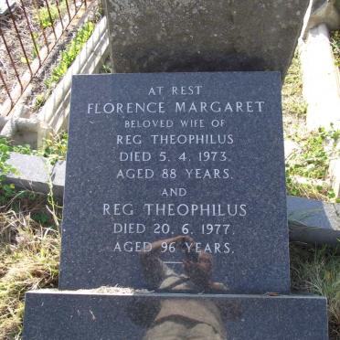 THEOPHILUS Reg -1977 &amp; Florence Margaret  -973