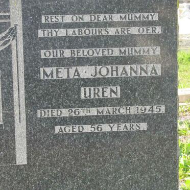 UREN  Meta Johanna -1945