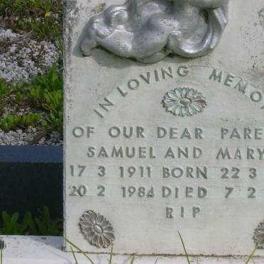 ? Samuel 1911-1984 &amp; Mary 1911-1994