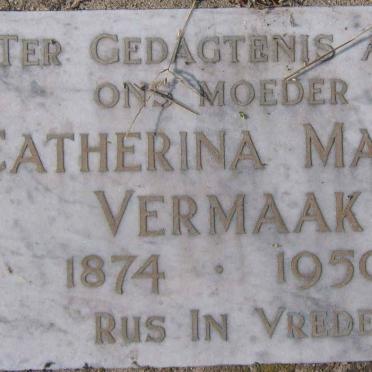 VERMAAK Catherina Maria 1874-1950