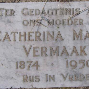 VERMAAK Catherina Maria 1874-1950