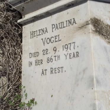 VOGEL Helena Paulina -1977
