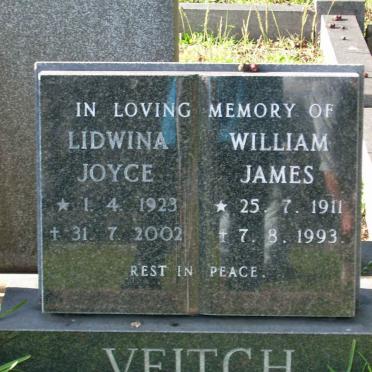 VEITCH William James 1911-1993 &amp; Lidwina Joyce 1923-2002 