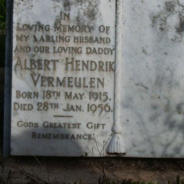 VERMEULEN Albert Hendrik 1915-1956