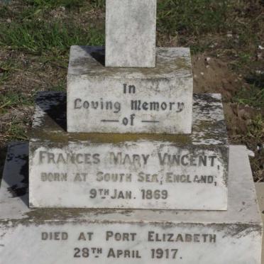 VINCENT Frances Mary 1869-1917