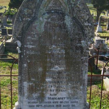 WALKER Mary -1902 :: WILSON Thomas Henry 1879-1951 &amp; Elizabeth Margaret -1931
