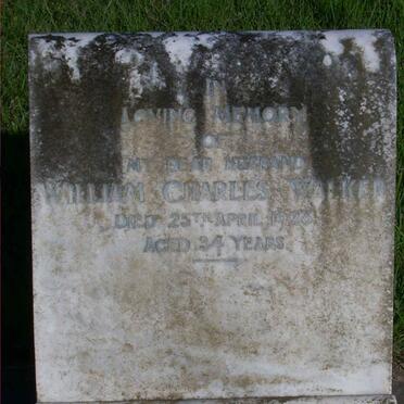 WALKER William Charles -1926
