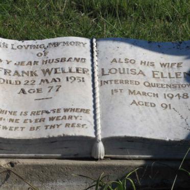 WELLER Frank -1931 &amp; Louisa Ellen -1948