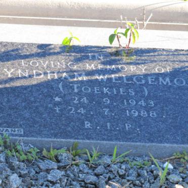 WELGEMOED Wyndham 1943-1988