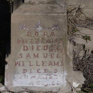 WELLEAMS Samuel -1821 &amp; Dora