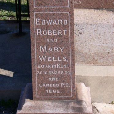 WELLS Edward Robert 1833-1878 &amp; Mary 1836-1885