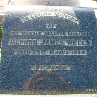 WELLS Alfred James -1924
