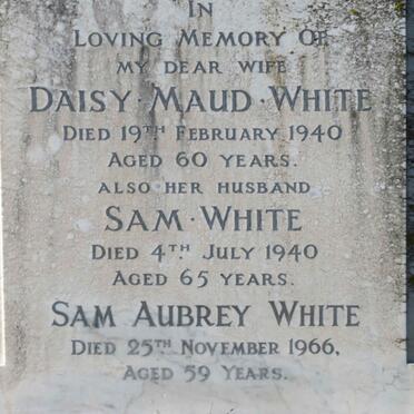 WHITE Sam -1940 &amp; Daisy Maud -1940 :: WHITE Sam Aubrey -1966 
